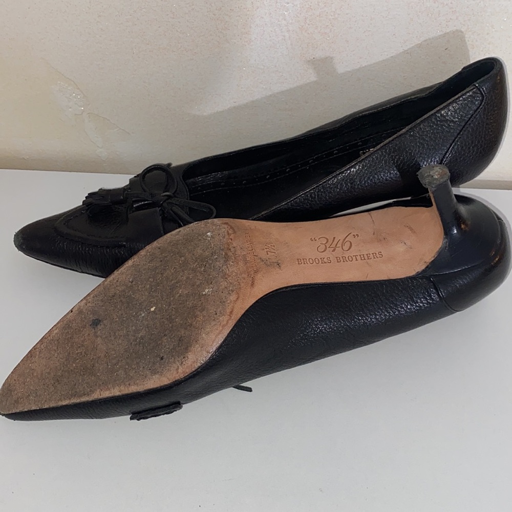 346 brooks brothers gorgeous leather shoes - Picture 5 of 7